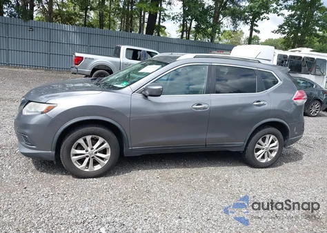 2016 Nissan Rogue Sv z USA, uszkodzony, nr VIN KNMAT2MV1GP667383